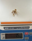 Polished Gold Pendant Charm