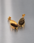 Oval Drop Earrings