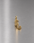 Gold Seahorse Pendant