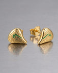 Athena Wave Studs