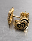 Echo Heart Studs