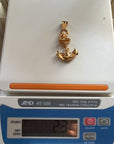 Gold Anchor Pendant