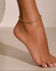 Gilded Twist Anklet