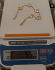 Five-Motif Anklets gold