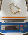 Modern Link Anklet