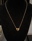 Polished Heart Necklace