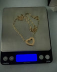 Open Heart Pendant Necklace