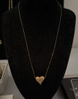 Puffed Heart Necklace