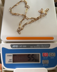 Paperclip Link Chain 18 Inches
