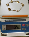 Five-Motif VCA gold BRACELETS